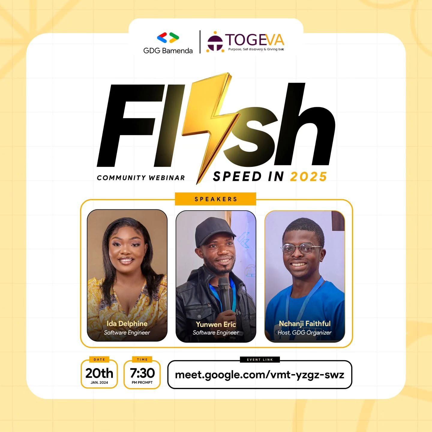 Flash: Speed in 2025 – the ultimate community webinar designed to supercharge your growth and unlock new opportunities in tech!